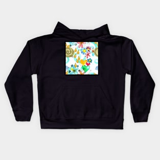 a cup in green 1 Kids Hoodie